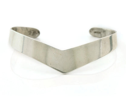 Navajo Cuff Bracelet 925 Sterling Silver Vintage Handmade Signed Thunderbird