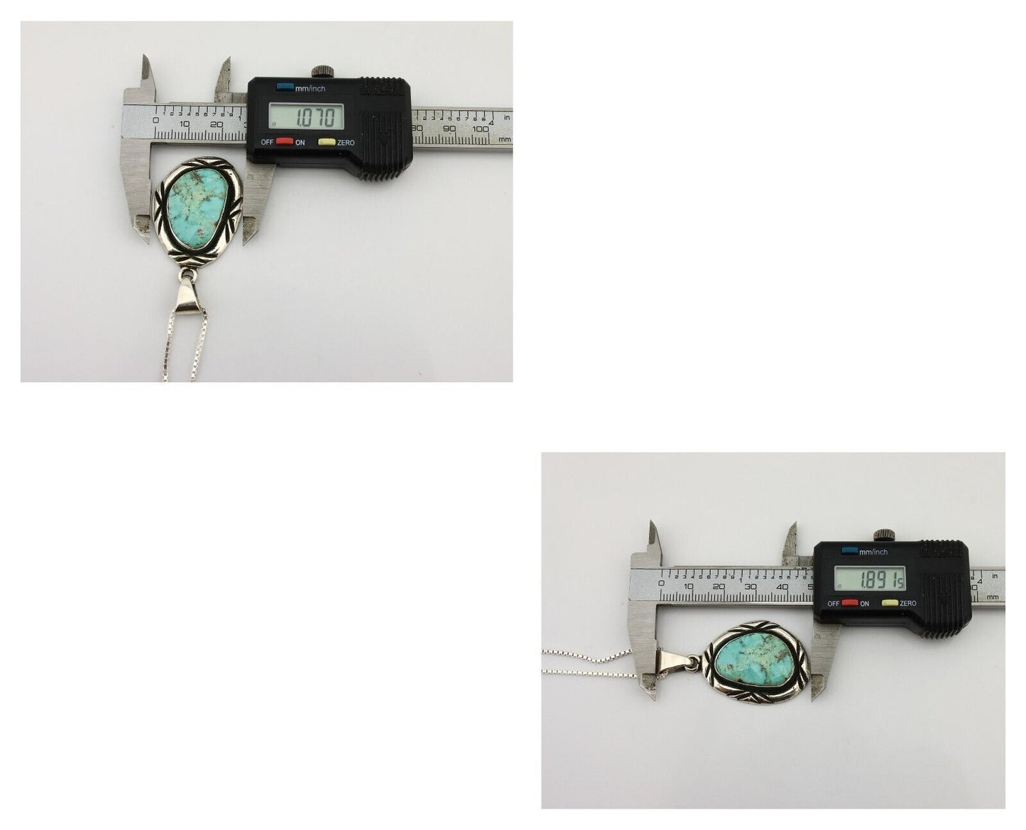 Navajo Necklace 925 Silver Spiderweb Turquoise Signed C Montoya C.80's