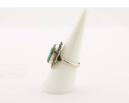 Navajo Handmade Ring 925 Silver Turquoise Native American Artist C.80's
