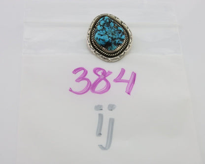 Navajo Pin Pendant 925 Silver Sea Foam Turquoise Artist Signed Hyson Craig C.80s