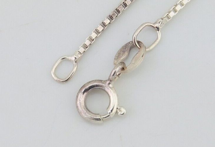 Navajo Necklace 925 Silver Natural Blue Turquoise Artist Signed M Montoya C.80's