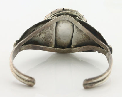 Navajo Bracelet 925 Silver Mine 8 Turquoise Native American Artist C.80's
