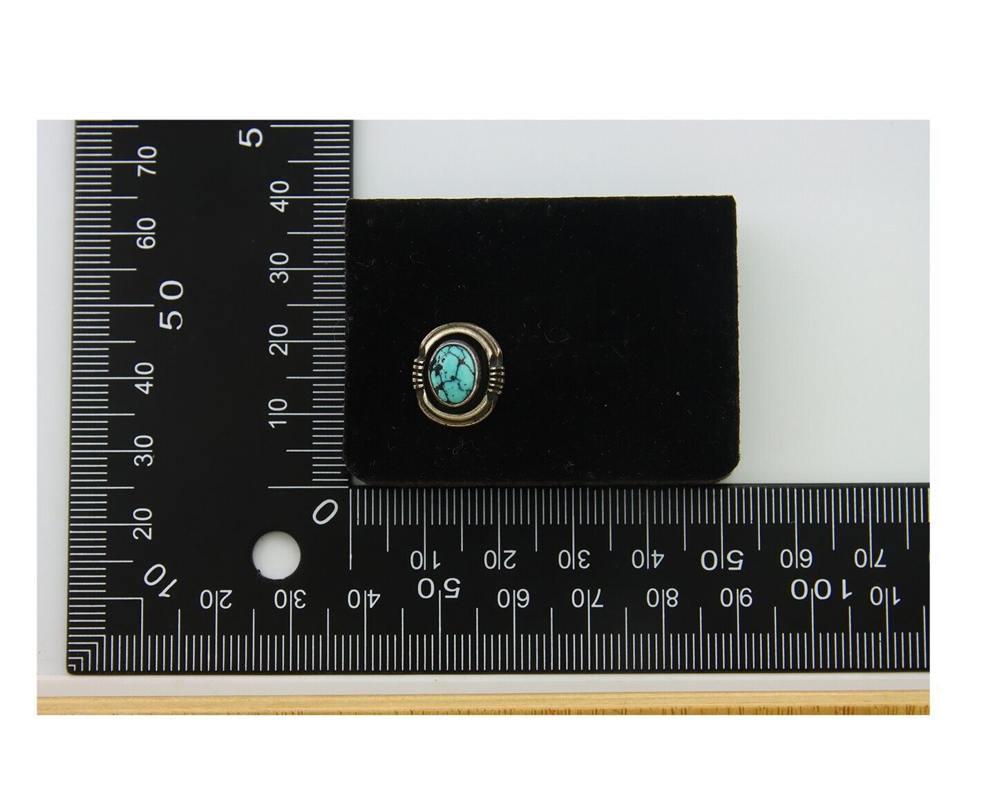 Navajo Earrings 925 Silver Natural Spiderweb Turquoise Artist Signed Yazzie C80s