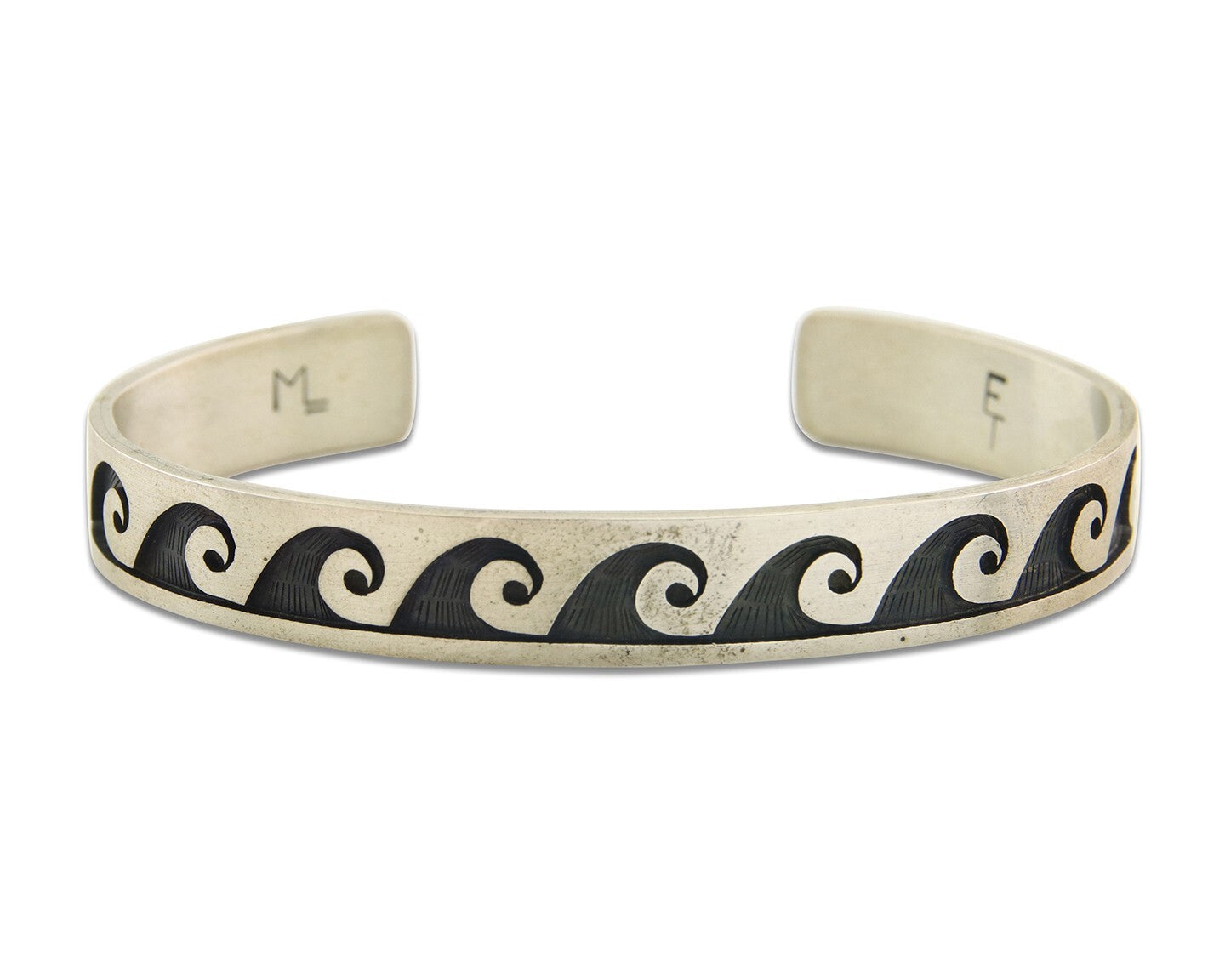 Vintage Hopi Bracelet 925 Silver Signed Effie Tawahongva & ML Authentic