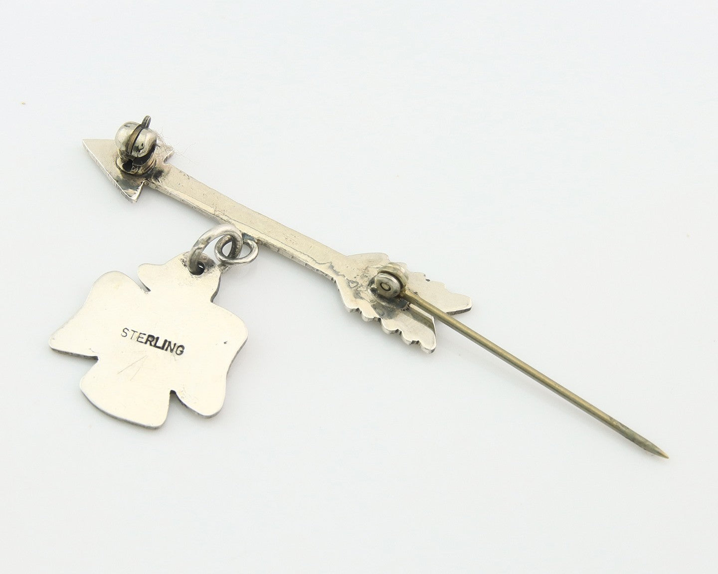 Navajo Pin Sterling Silver Thunderbird Arrow Artist Native American Artist