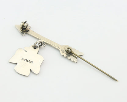 Navajo Pin Sterling Silver Thunderbird Arrow Artist Native American Artist