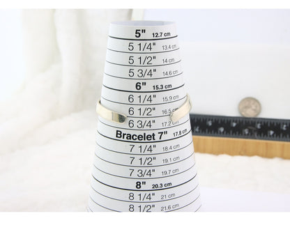 Navajo Cuff Bracelet Sterling Silver & Gold Vintage Signed RL