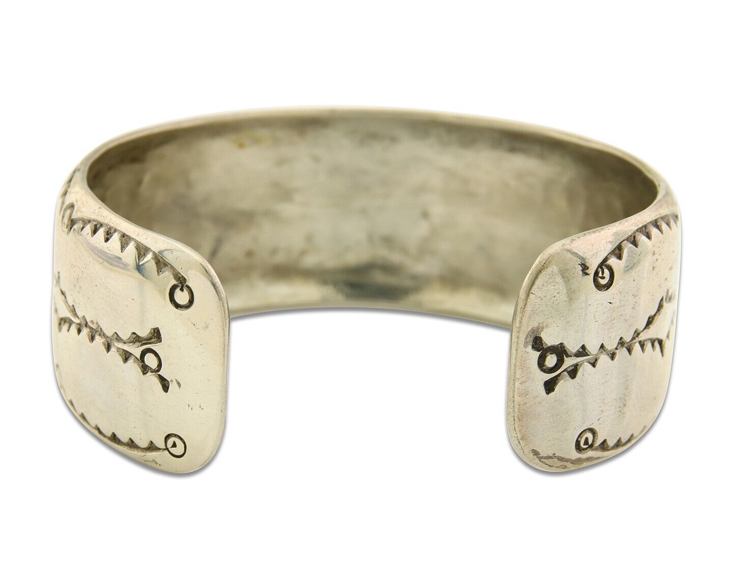 Men Navajo Bracelet 925 Silver Inlaid Coral & Turquoise Artist Signed LB C.80's