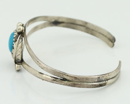 Navajo Slave Bracelet 925 Silver Natural SB Turquoise Native American C.80's