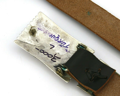 Navajo Concho Belt .925 Silver Mine #8 Turquoise Tobe Turpen Vault Collection