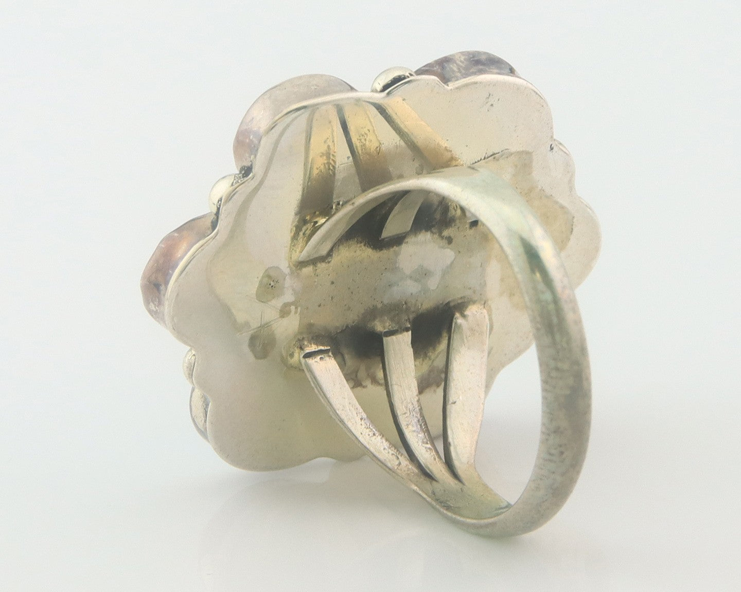 Navajo Ring Sterling Silver Authentic Vintage Turquoise Size 9.0