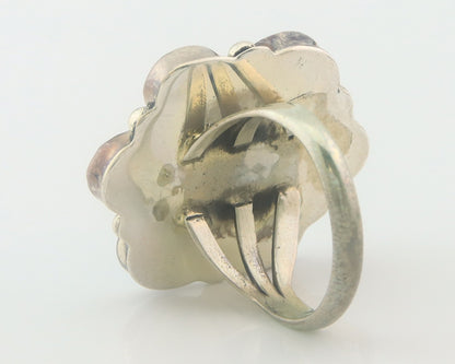Navajo Ring Sterling Silver Authentic Vintage Turquoise Size 9.0