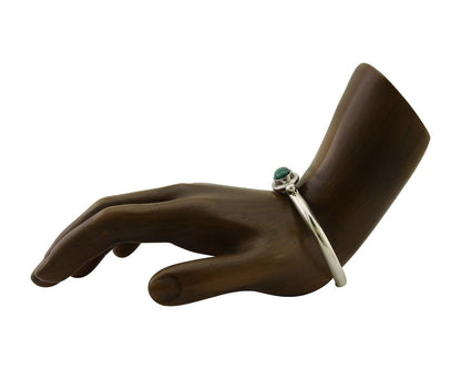 Navajo Kingman Turquoise Bracelet 925 Silver Artist Native American C.80's