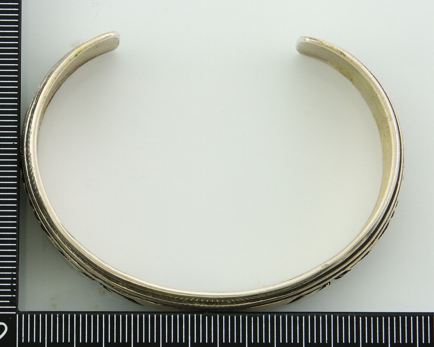 Navajo Bracelet 925 Silver Handmade Cuff Artist Signed Tommy Singer C.80's