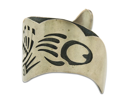 Vintage Hopi Bracelet 925 Silver Handmade Authentic Traditional