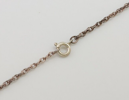 Navajo Turquoise Necklace 925 Silver Sand Cast Dancer C.80's