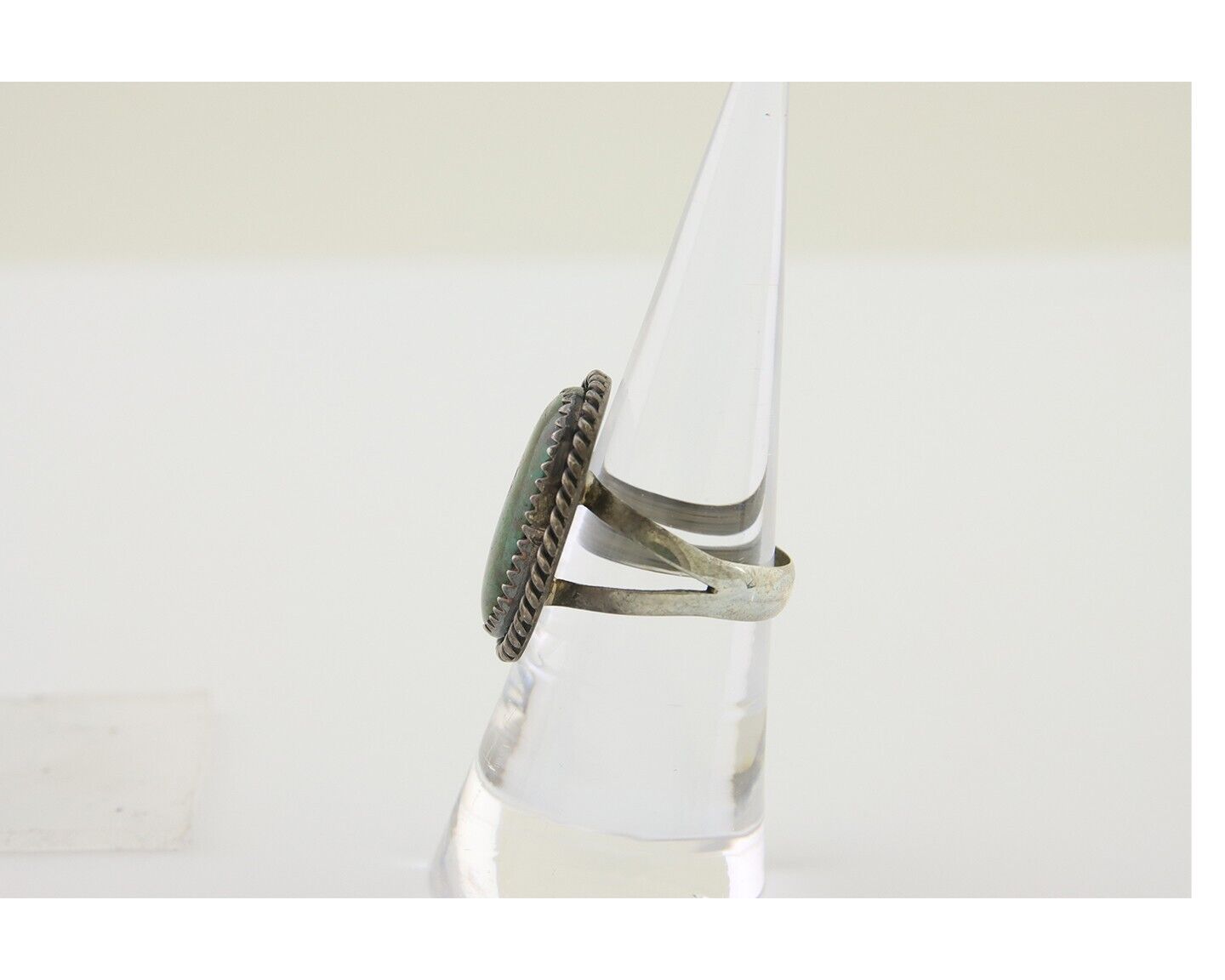 Navajo Ring 925 Silver Turquoise Native American Artist C.80's