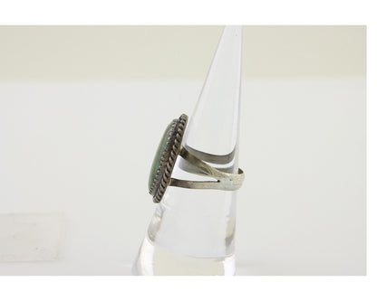 Navajo Ring 925 Silver Turquoise Native American Artist C.80's