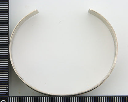 Navajo Bracelet 925 Silver & 12K Gold Cuff Artist Signed Randall Endito C.80's