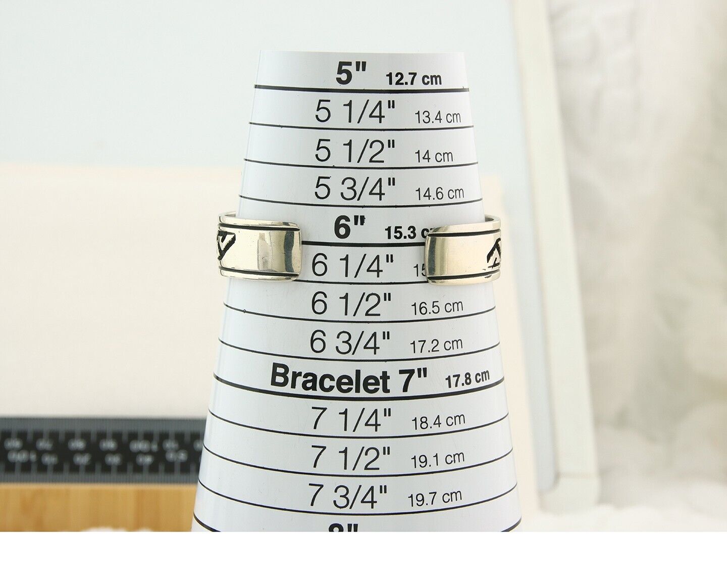 Navajo Bracelet 925 Silver Artist Signed Thomas Singer Cuff Made in the 1980's