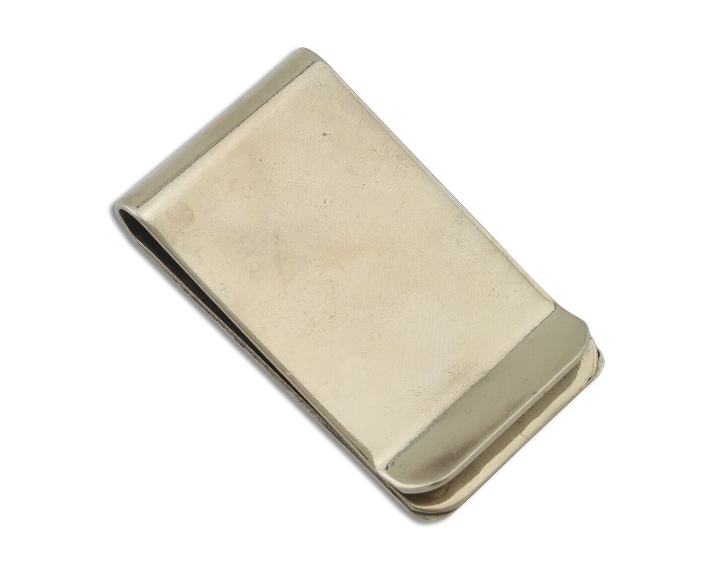 Navajo Money Clip .925 Silver Gold Plate & .999 Nickle Native Artist C.80's