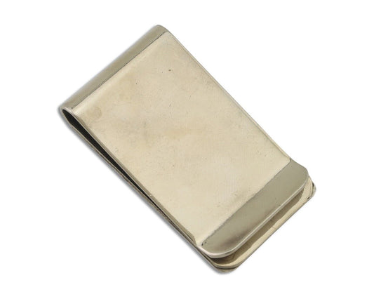 Navajo Money Clip .925 Silver Gold Plate & .999 Nickle Native Artist C.80's