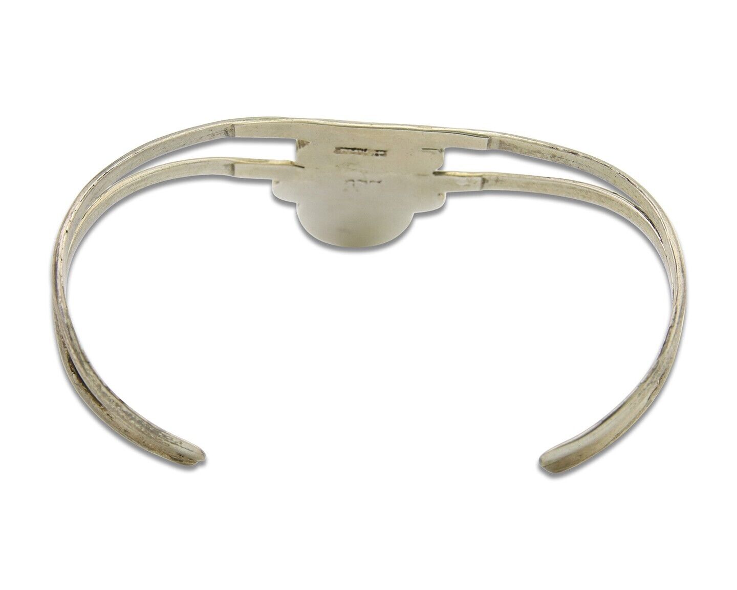 Navajo Cuff Bracelet 925 Silver Turquoise Cuff Native American Artist C.80's