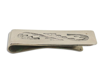 Navajo Money Clip Handmade .925 Silver & .999 Nickle C.80's