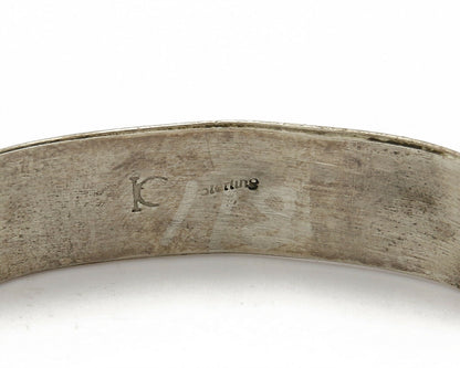 Older Navajo Irvin Chee Turquoise .925 SOLID Silver Handmade Cuff