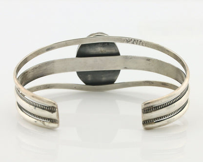 Navajo Bracelet 925 Silver Mine 8 Turquoise Native American Artist C.80's