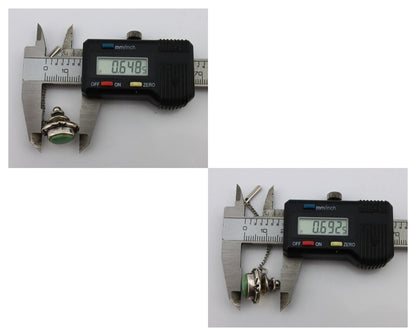 Navajo Tie Tack 925 Silver Natural Mined Turquoise Native American Artist C.80's