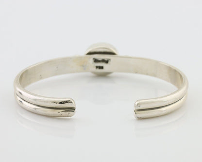 Navajo Cuff Bracelet 925 Silver Natural Blue Turquoise Native American C.80's