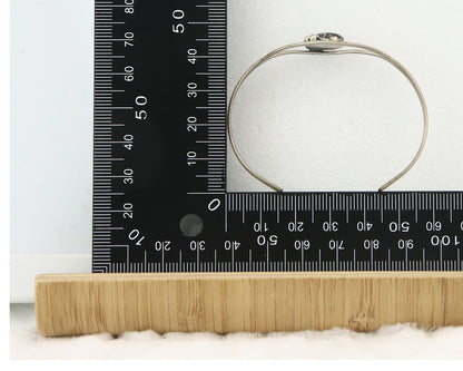 Vintage Navajo Bracelet 925 Silver Blue Turquoise Handmade Signed P