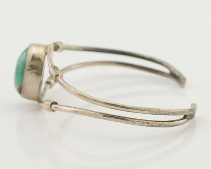 Navajo Bracelet 925 Silver Natural Blue Turquoise Native American C.80's