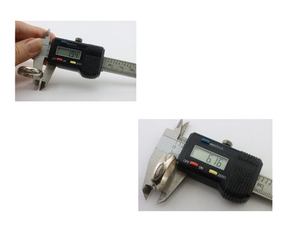 Navajo Hand Stamped Band 925 Silver 6.0 mm Signed Larry Chavez Size 10.25 C.80's