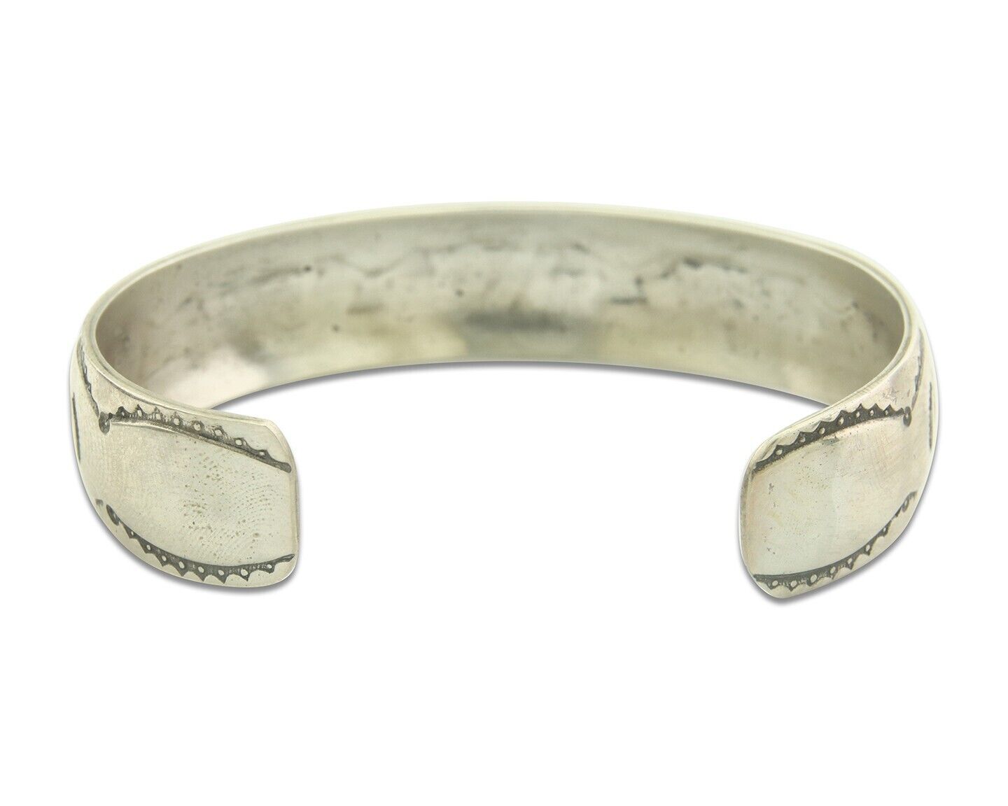 Navajo Bracelet 925 Silver Inlaid Turquoise Cuff Artist Signed NAKAI C.80's