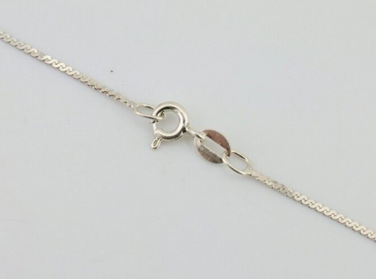 Navajo Necklace Pendant 925 Silver Turquoise Signed Robert Platero C.80's