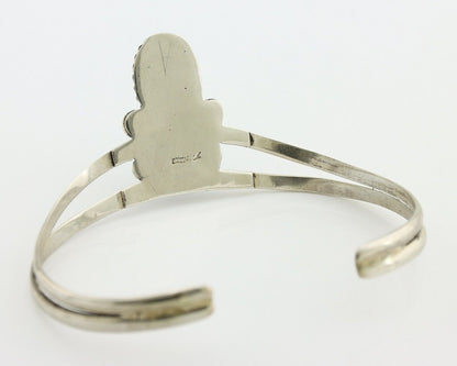 Navajo Bracelet 925 Silver Kingman Turquoise Artist Native American C.80's