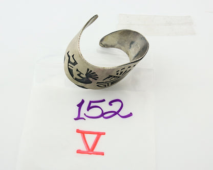 Vintage Hopi Bracelet 925 Silver Handmade Authentic Traditional