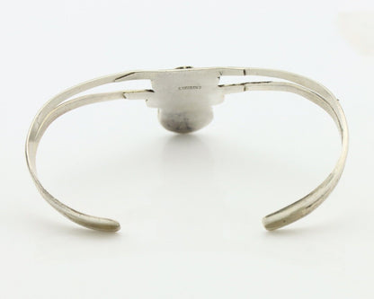 Navajo Bracelet 925 Silver Kingman Turquoise Artist Native American C.80's