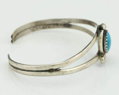 Navajo Slave Bracelet 925 Silver Natural SB Turquoise Native American C.80's