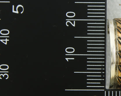 Navajo Hoop Earrings 925 Silver & Gold Artist Signed Randall Endito C.80's