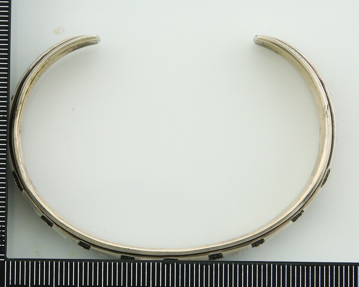 Navajo Bracelet 925 Silver Handmade Cuff Artist Signed Tommy Singer C.80's