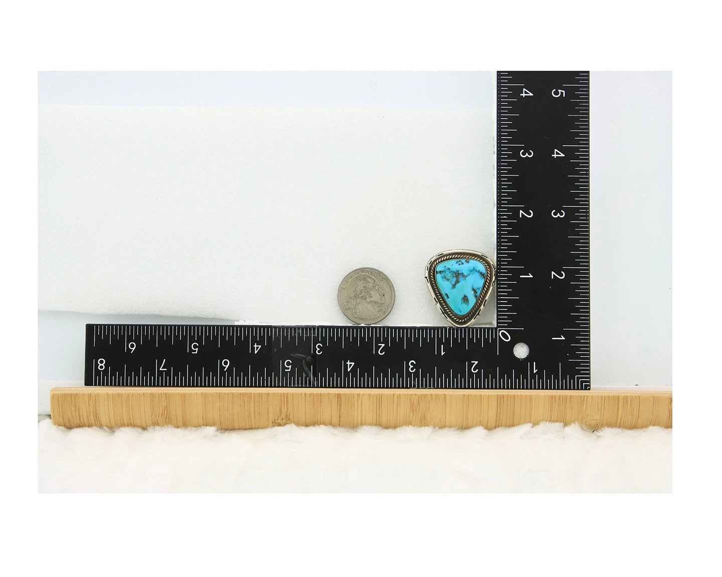 Navajo Handmade Pin Sterling Silver Turquoise Vintage Native Artist
