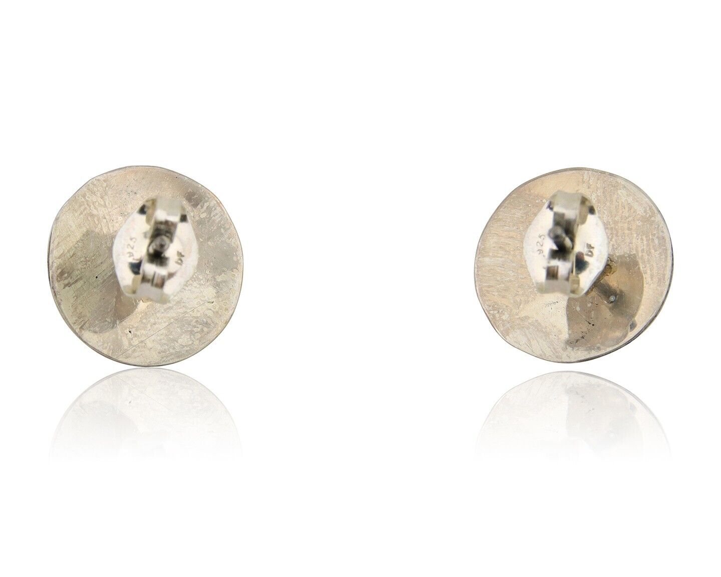 Navajo Handmade Earrings 925 Silver Turquoise Native American Artist C.80's