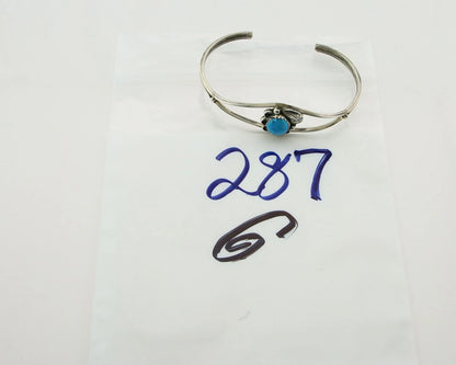 Navajo Cuff Bracelet 925 Sterling Silver Turquoise Vintage Handmade