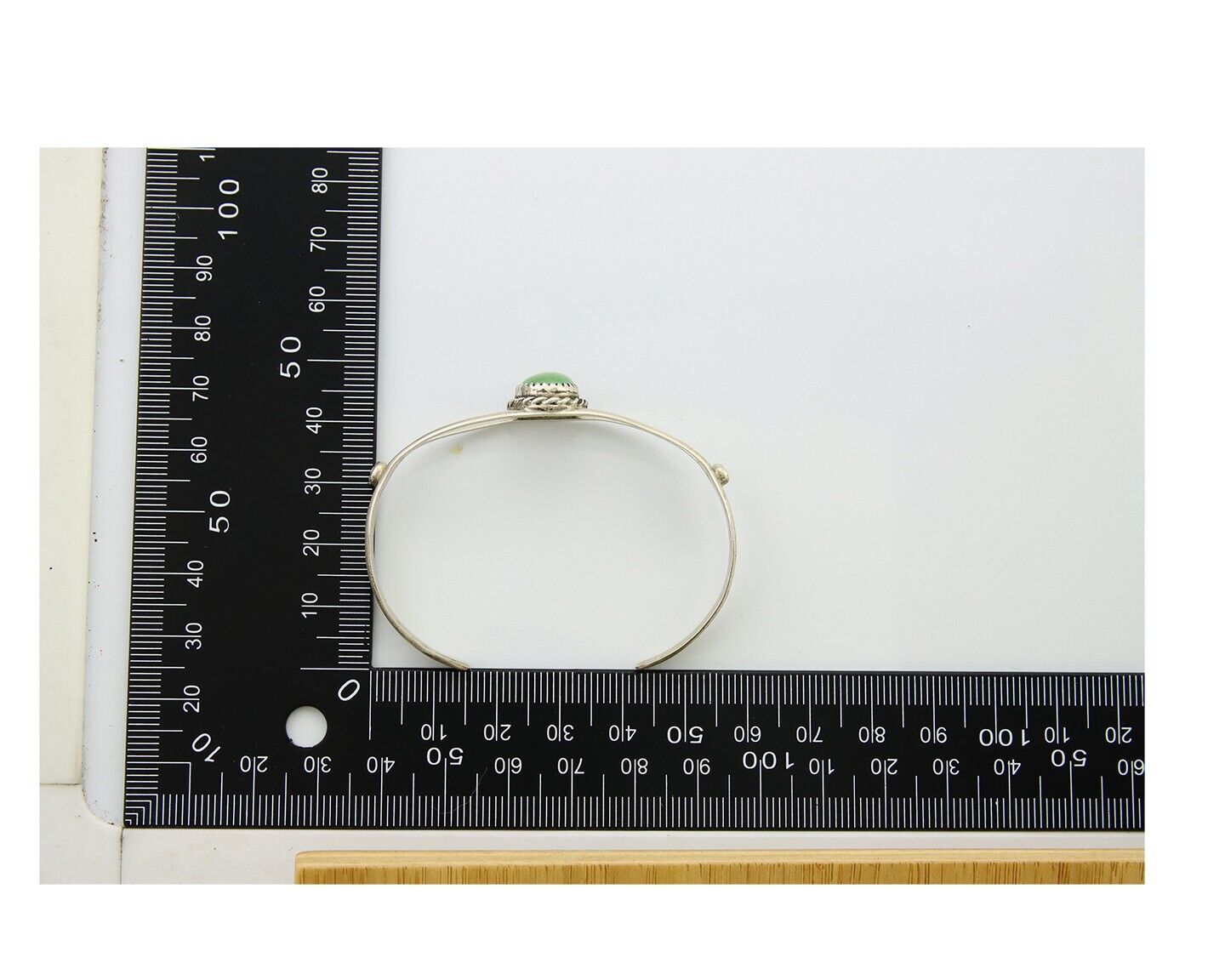 Navajo Cuff Bracelet 925 Silver Turquoise Native American Artist Handmade C.80's