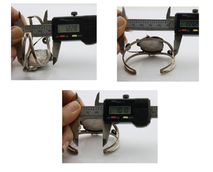 Navajo Bracelet 925 Silver Blue Turquoise Native American Artist C.80's