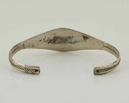 Navajo Bracelet 925 Silver Kingman Turquoise Native American Artist C.80's