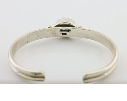 Navajo Cuff Bracelet 925 Silver Natural Blue Turquoise Native American C.80's